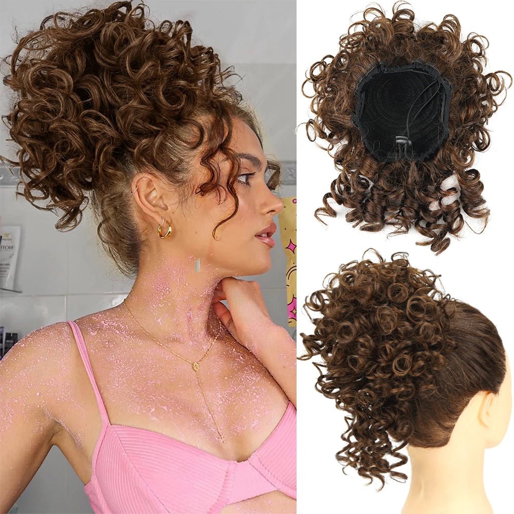 Selena Synthetic Hair Bun