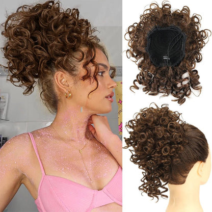 Selena Synthetic Hair Bun