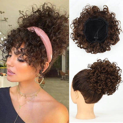 Selena Synthetic Hair Bun