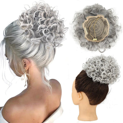 Selena Synthetic Hair Bun