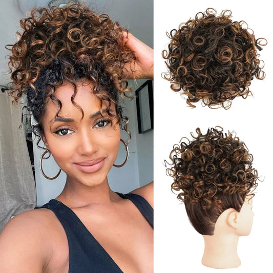 Selena Synthetic Hair Bun