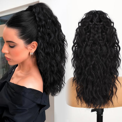 Extension cheveux pince queue de cheval synthétique/PAMELA - BIU - T