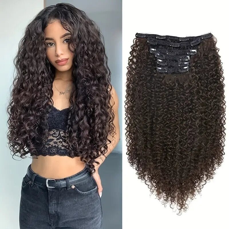 Extensions Cheveux Frisées 65cm à Clips/REGGAE - BIU - T