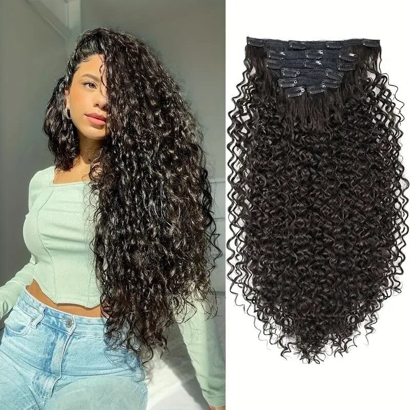 Extensions Cheveux Frisées 65cm à Clips/REGGAE - BIU - T