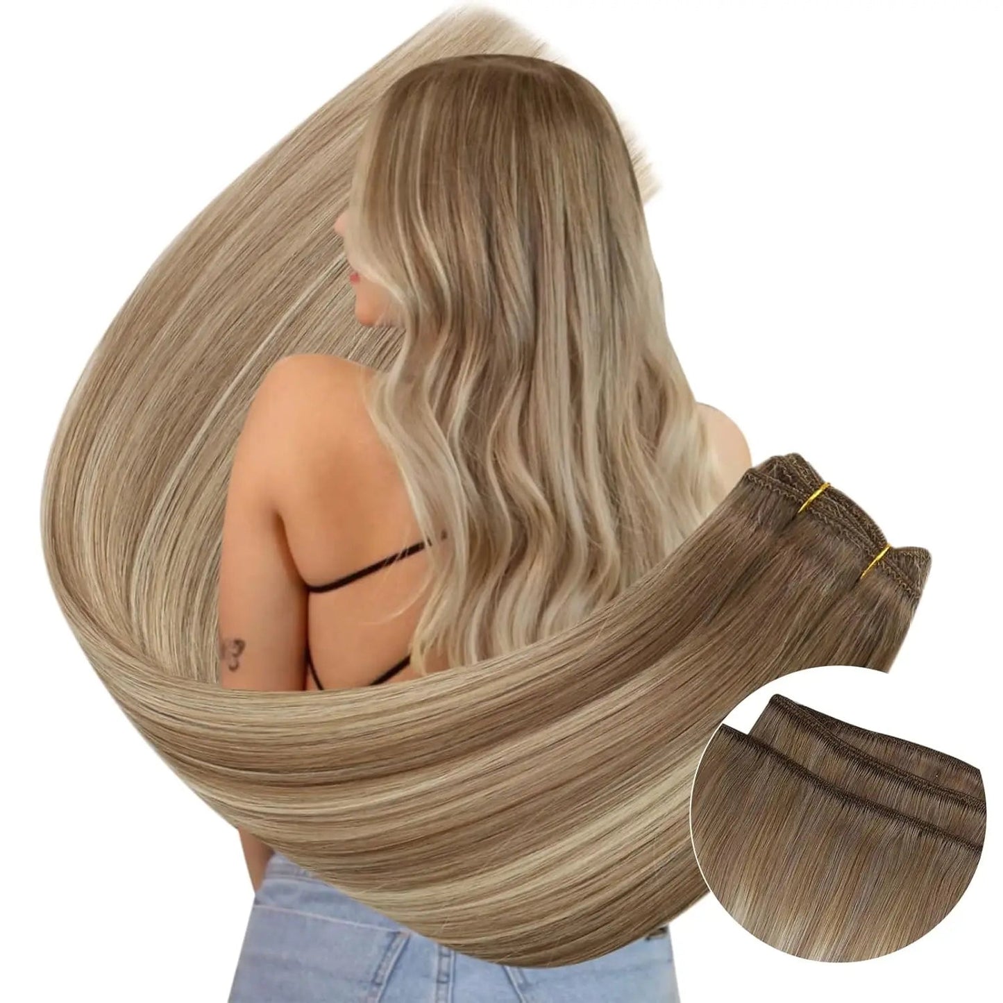 Extensions cheveux humains/ CARY - BIU - T