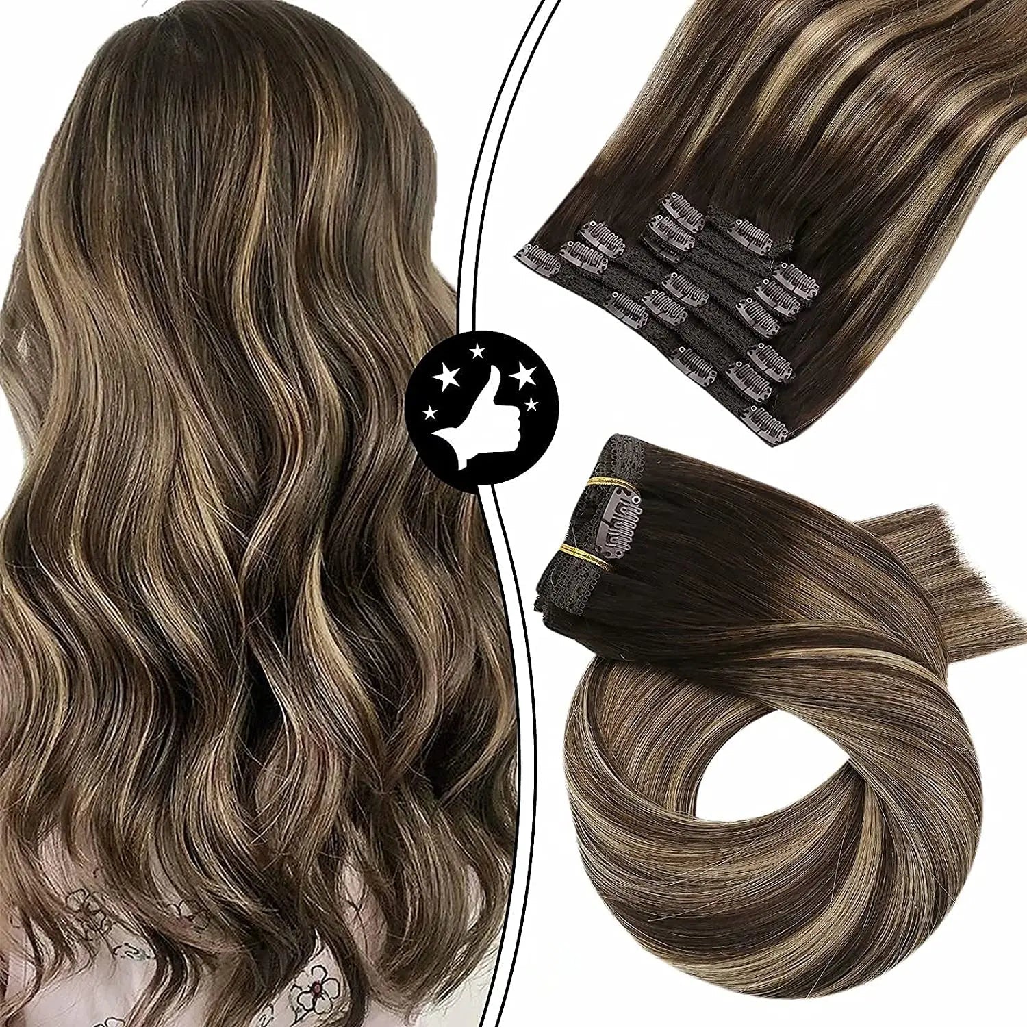 Extensions cheveux humains/ CONNY - BIU - T