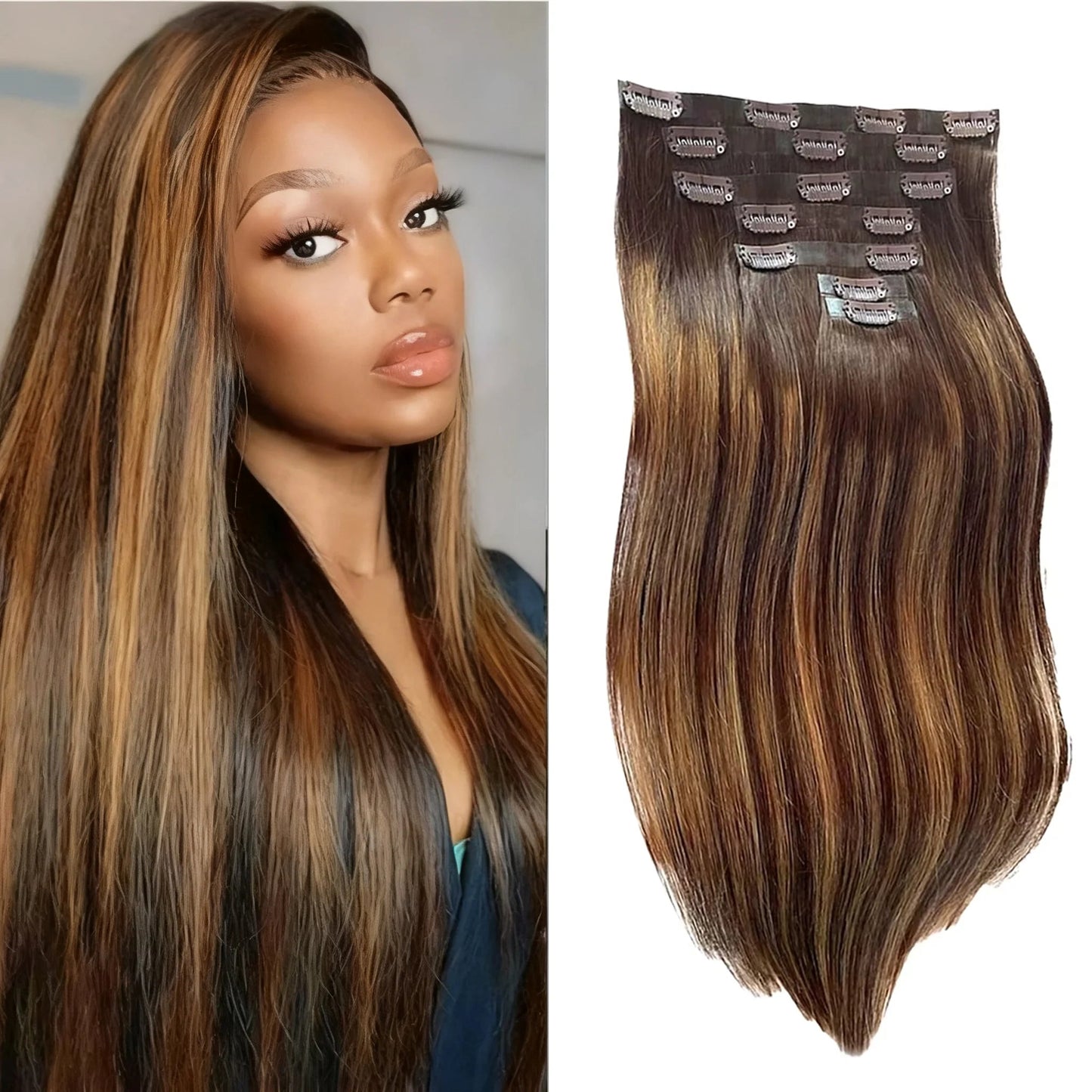 Extensions cheveux humains/ MOLLY - BIU - T