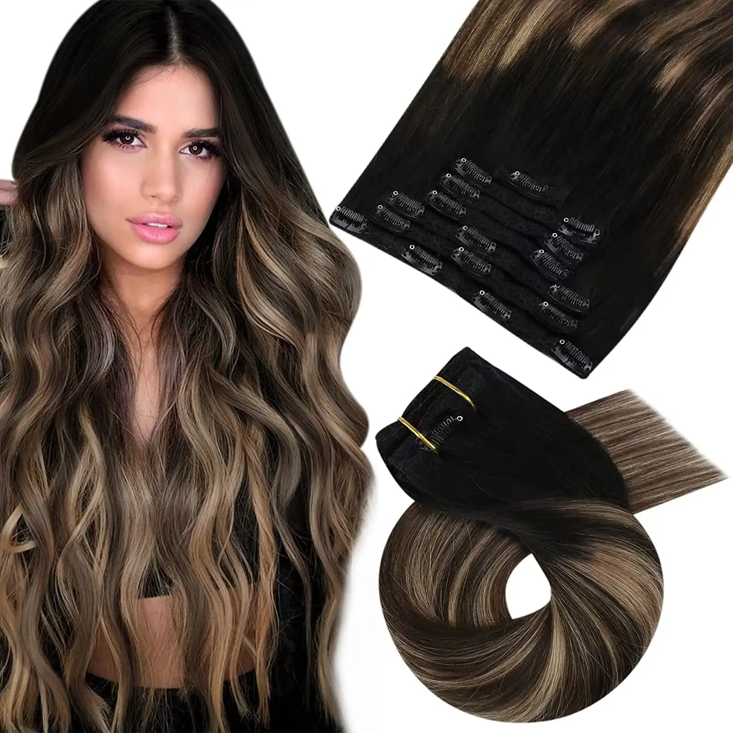 Extensions cheveux humains/ MOLLY - BIU - T