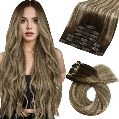 Extensions cheveux humains/ MOLLY - BIU - T