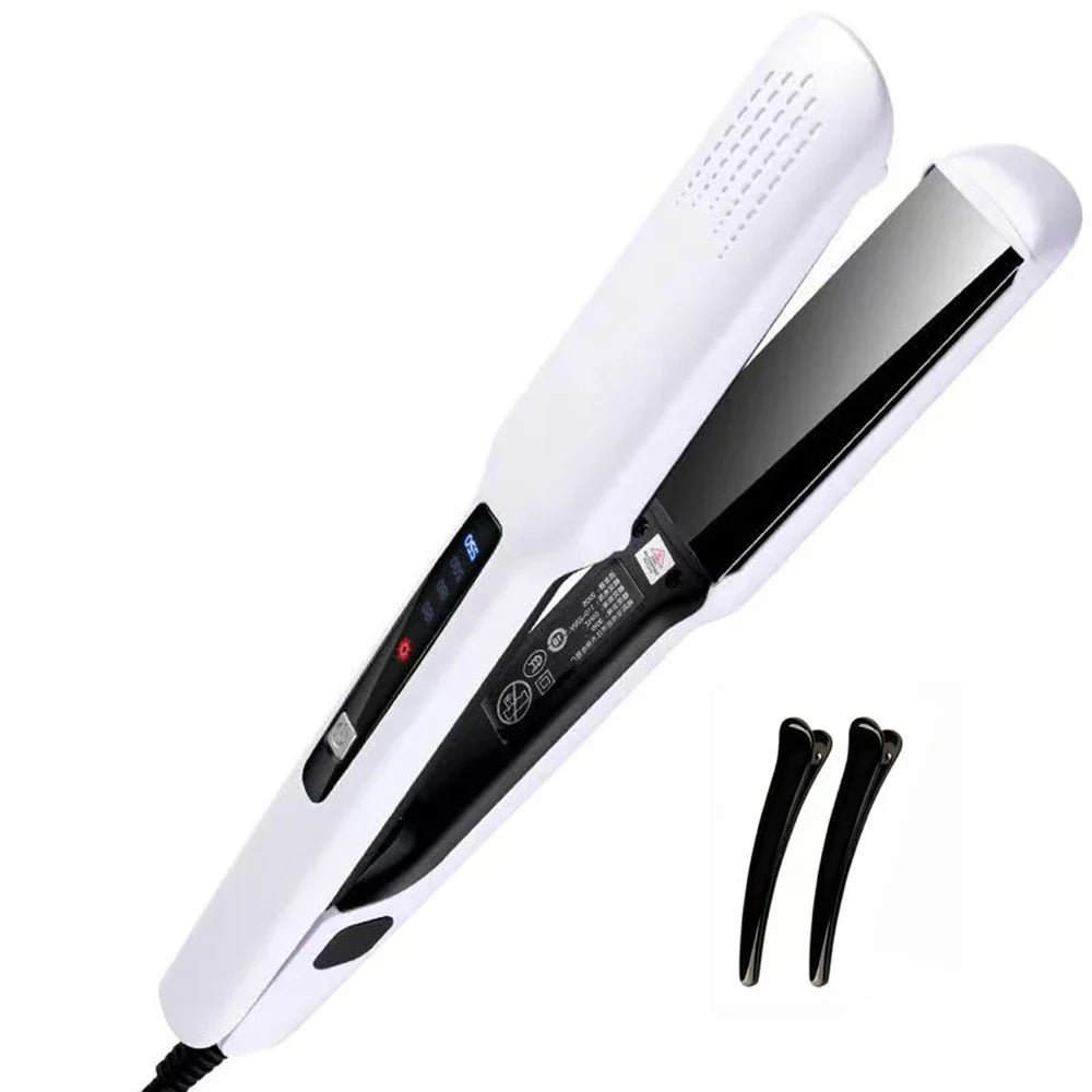 Lisseur Cheveux - HairStraightenerBrush™ - Blanc - BIU - T