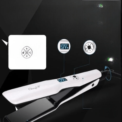 Lisseur Cheveux - HairStraightenerBrush™ - Blanc - BIU - T