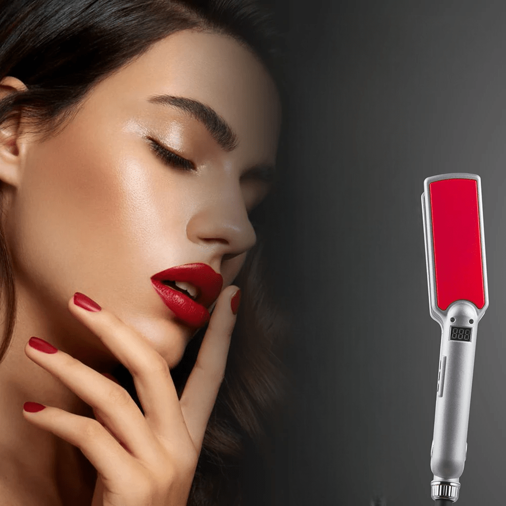 Lisseur Cheveux - HairStraightenerCurler™ - Argent Large - BIU - T