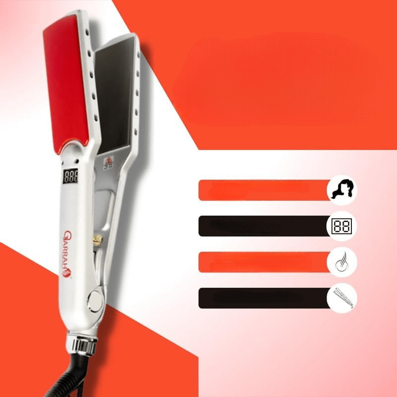 Lisseur Cheveux - HairStraightenerCurler™ - Argent Large - BIU - T