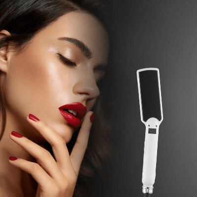 Lisseur Cheveux - HairStraightenerCurler™ - Blanc Large - BIU - T