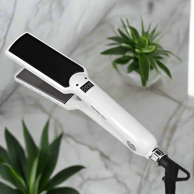 Lisseur Cheveux - HairStraightenerCurler™ - Blanc Large - BIU - T