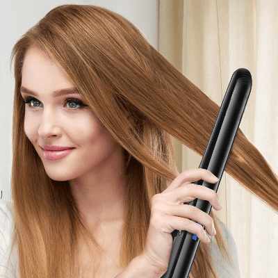 Lisseur Cheveux - HairStraightenerCurler™ - Noir - BIU - T
