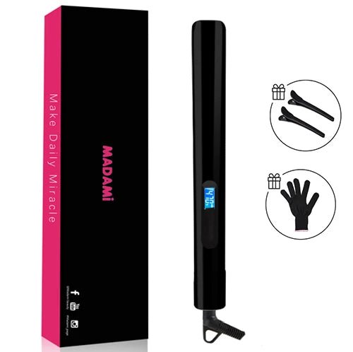 Lisseur Cheveux - HairStraightenerCurler™ - Noir - BIU - T