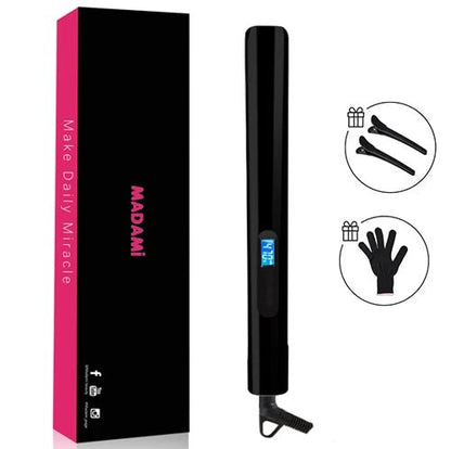 Lisseur Cheveux - HairStraightenerCurler™ - Noir - BIU - T