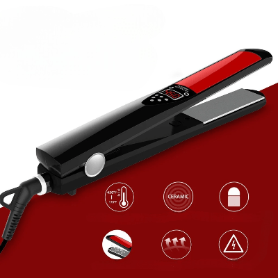 Lisseur Cheveux - HairStraightenerCurler™ - Noir Petit - BIU - T