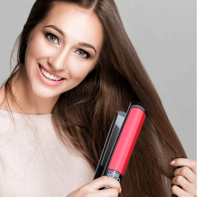 Lisseur Cheveux - HairStraightenerCurler™ - Noir Petit - BIU - T