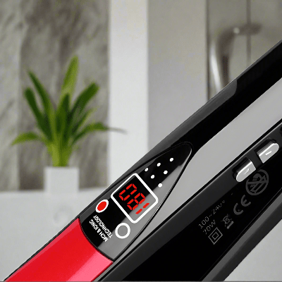 Lisseur Cheveux - HairStraightenerCurler™ - Noir Petit - BIU - T