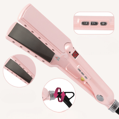 Lisseur Cheveux - HairStraightenerCurler™ - Rose - BIU - T