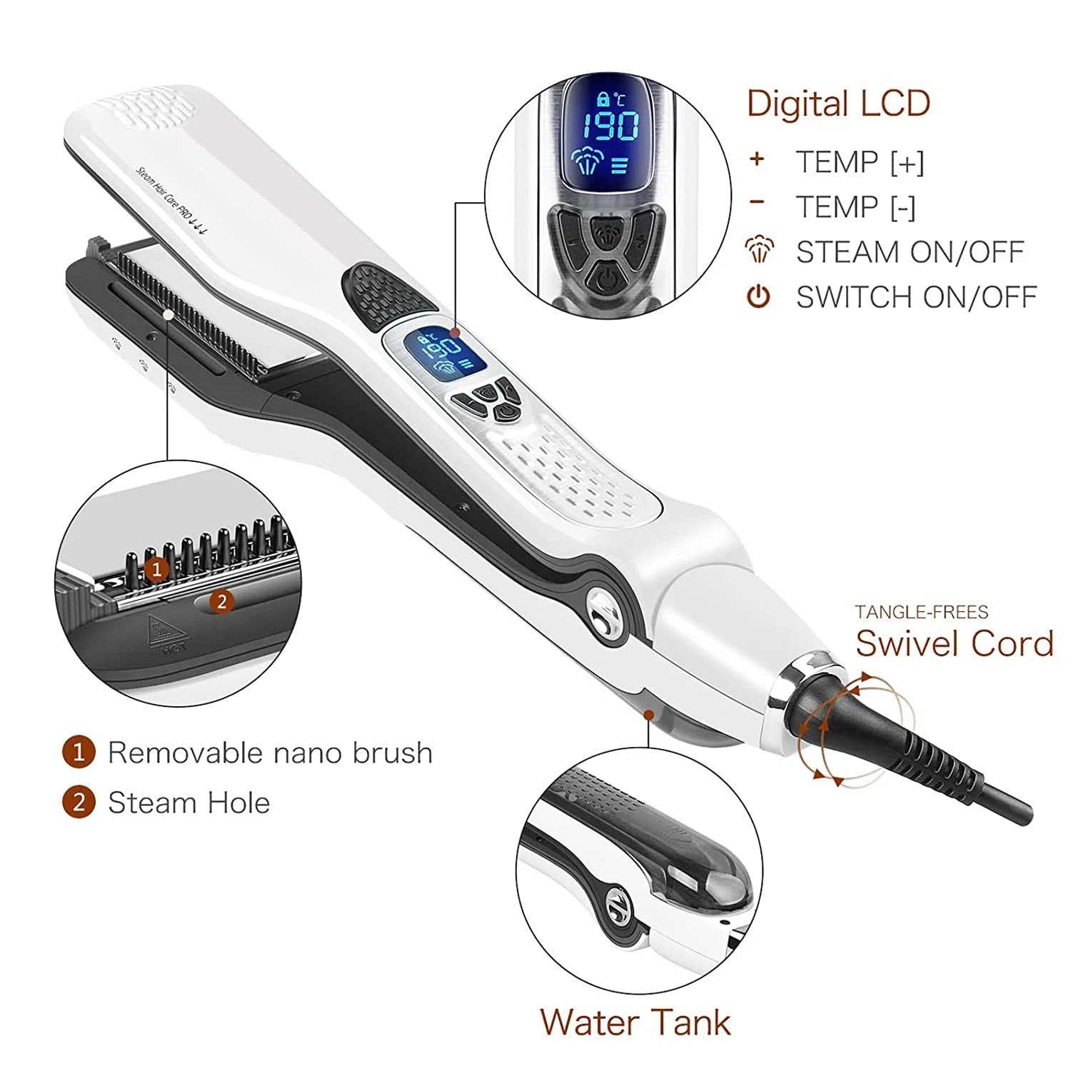 Salon Elite Pro Steam Straight