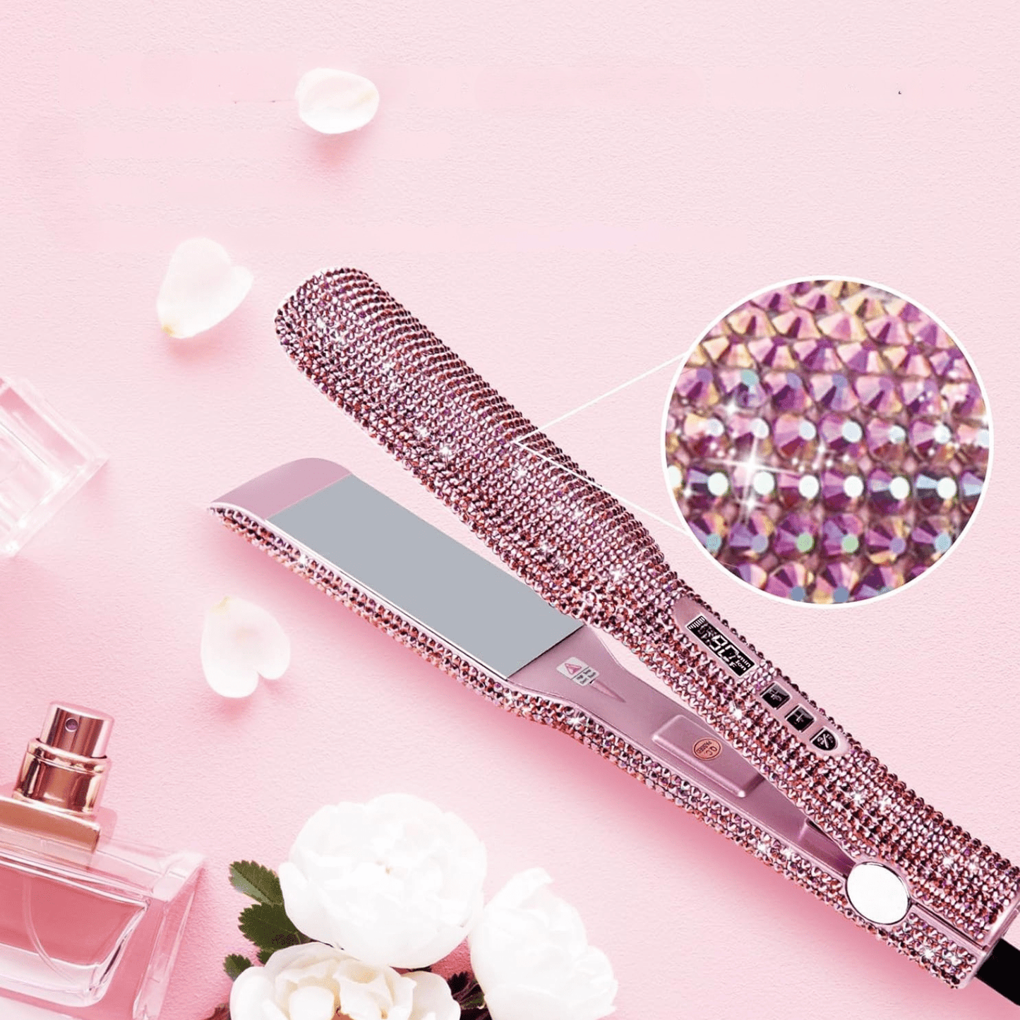 Lisseur Professionnel - RhinestoneStyler™ - Rose - BIU - T