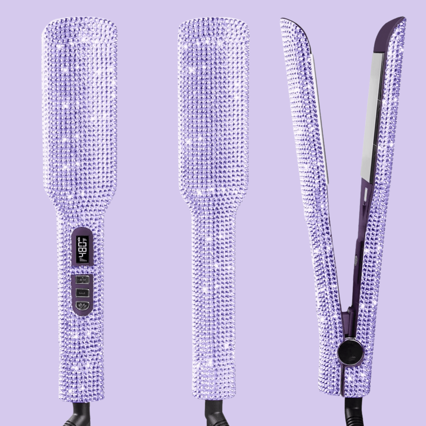 Lisseur Professionnel - RhinestoneStyler™ - Violet - BIU - T