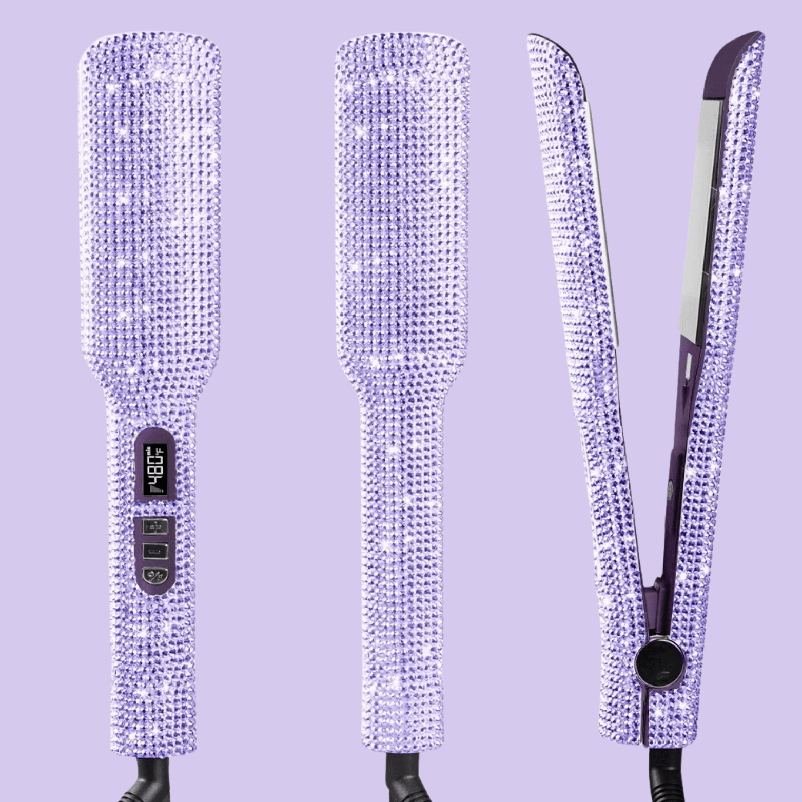 Lisseur Professionnel - RhinestoneStyler™ - Violet - BIU - T