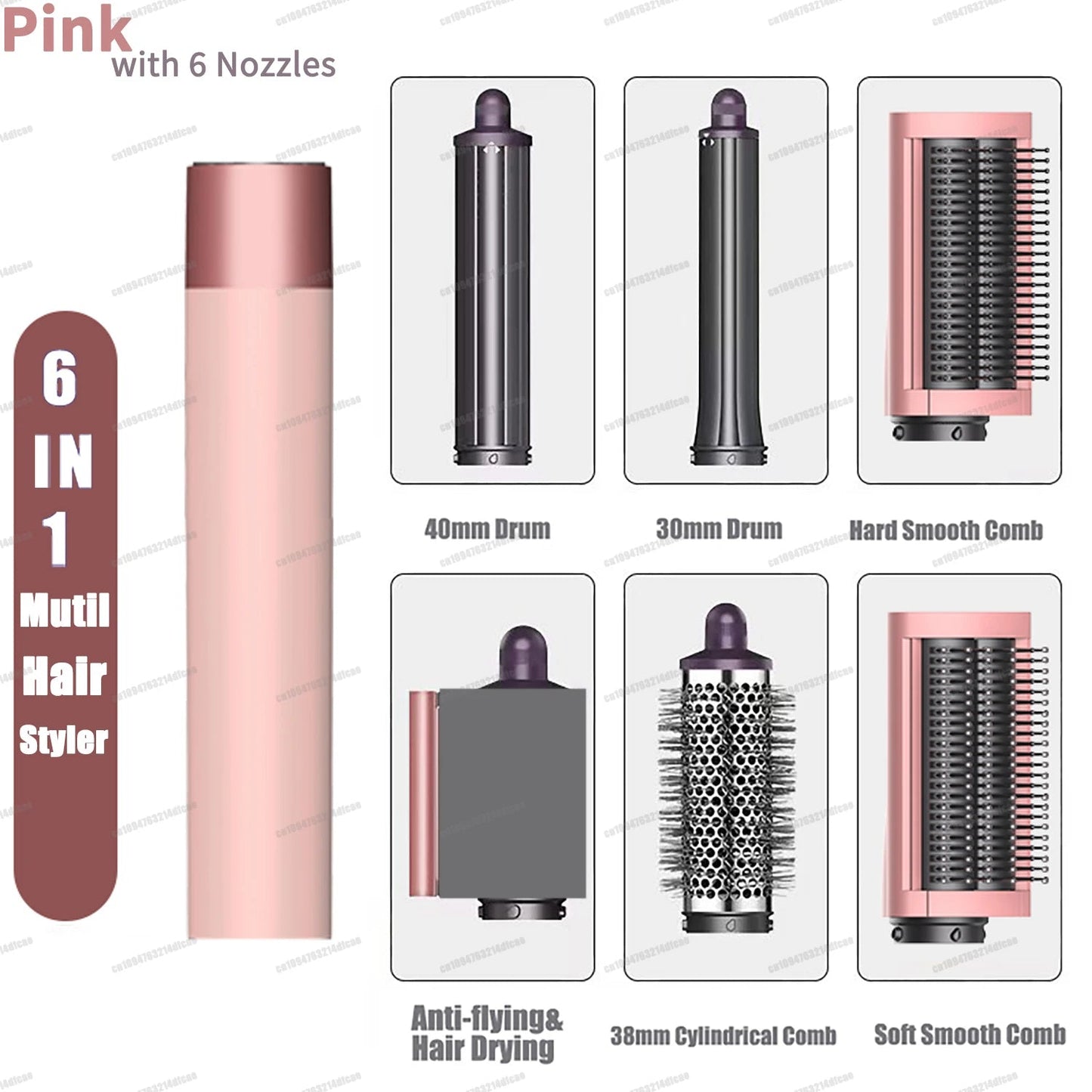 Detachable 6-in-1 Hair Tool