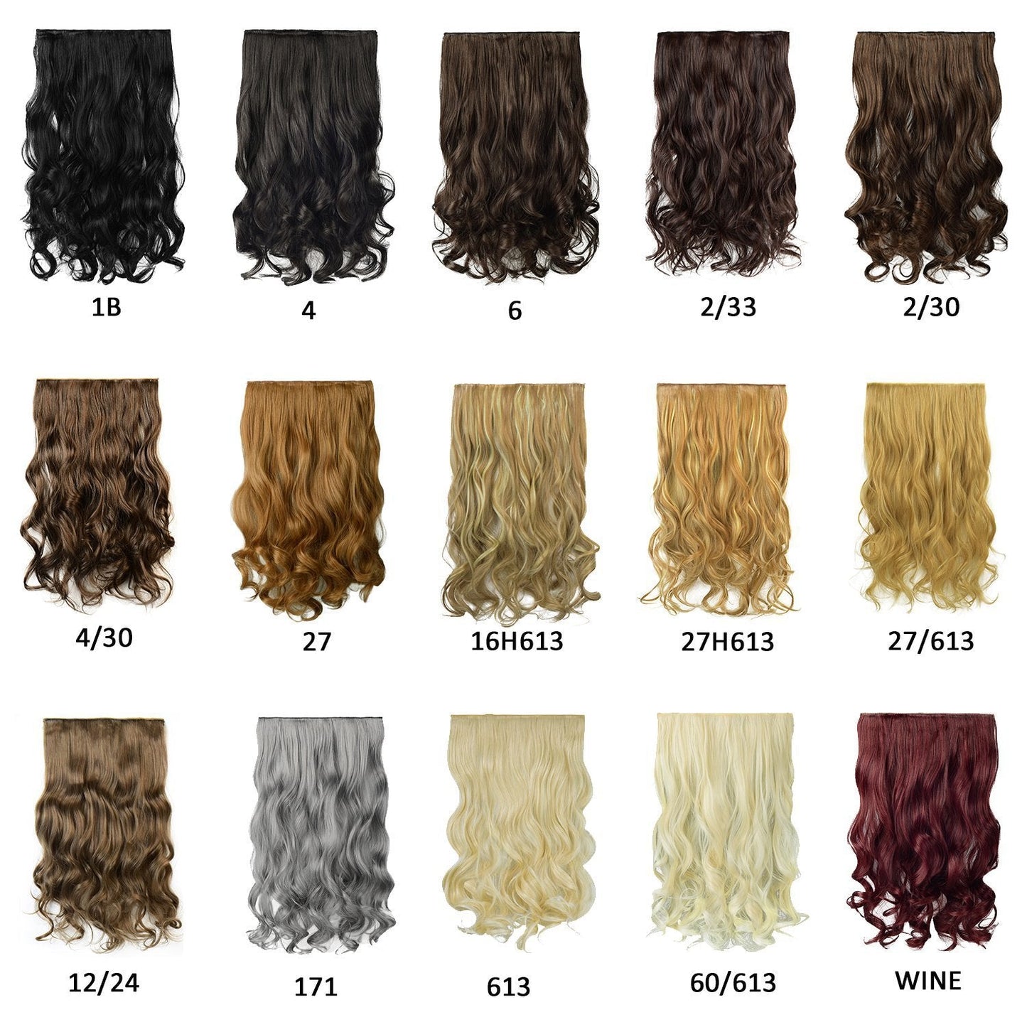 Perruque une pièce cheveux synthétique/JOZY - BIU - T