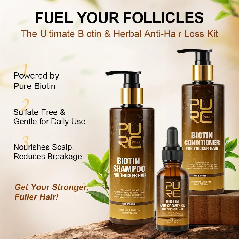 PURC 3-in-1 Biotin Hair Oil