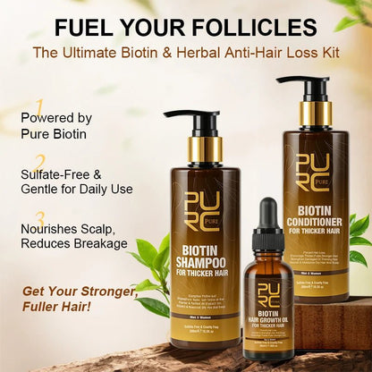 PURC 3-in-1 Biotin Hair Oil