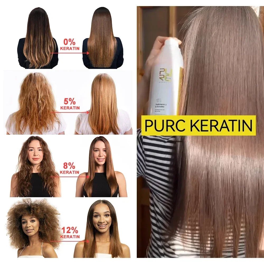 PURC Keratin Hair Straightening